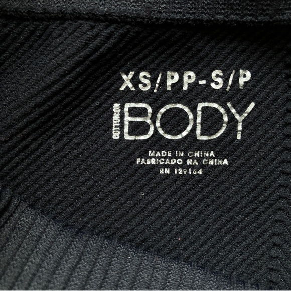 COTTON ON Chevron Ribbed Crop Leggings - Picture 3 of 3